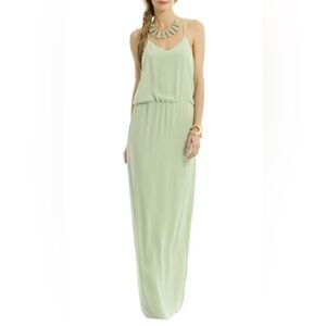 Tibi Tropical Mint Leaf Gown Size 4